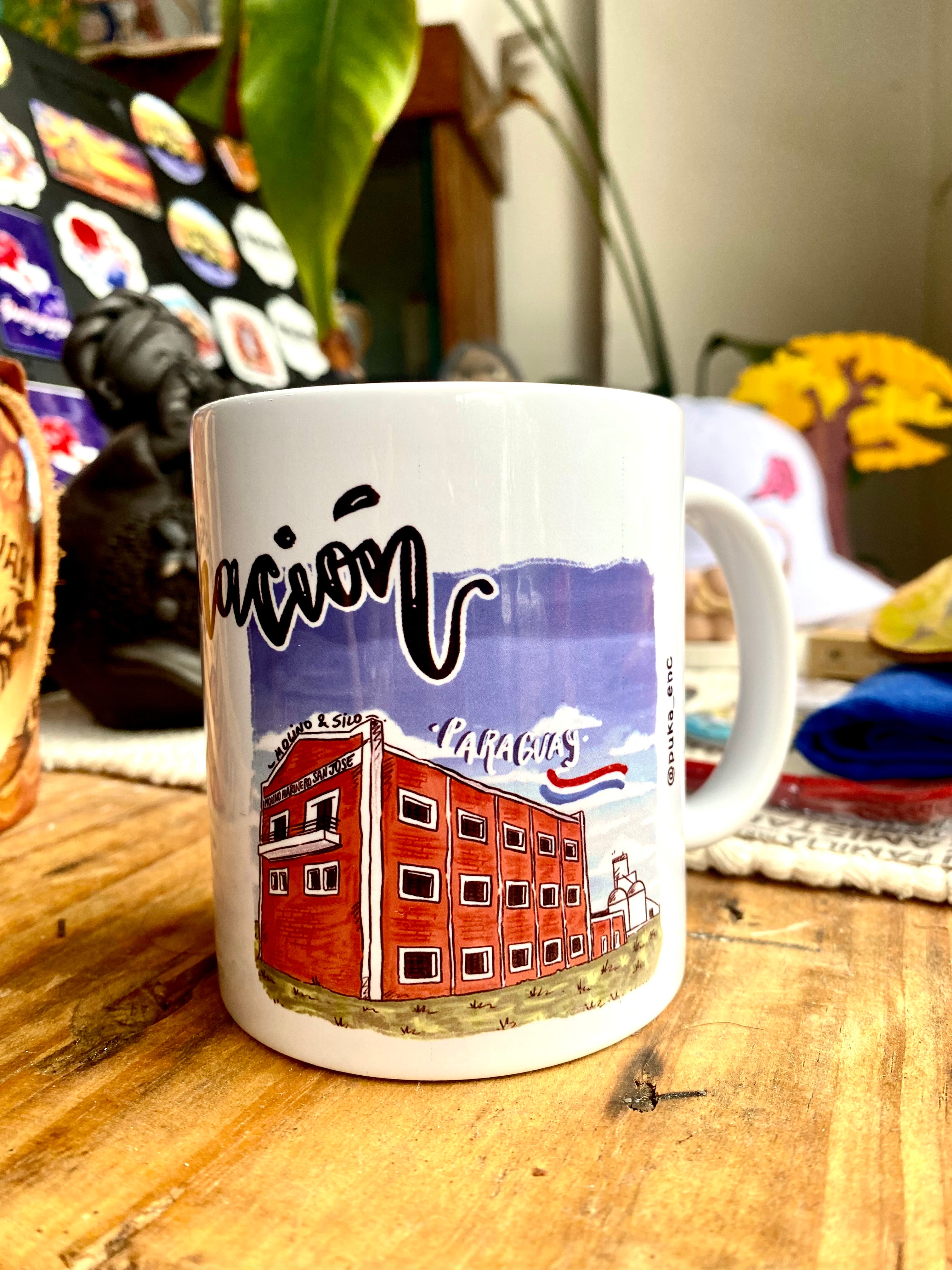 Taza del molino y el silo de Encarnación