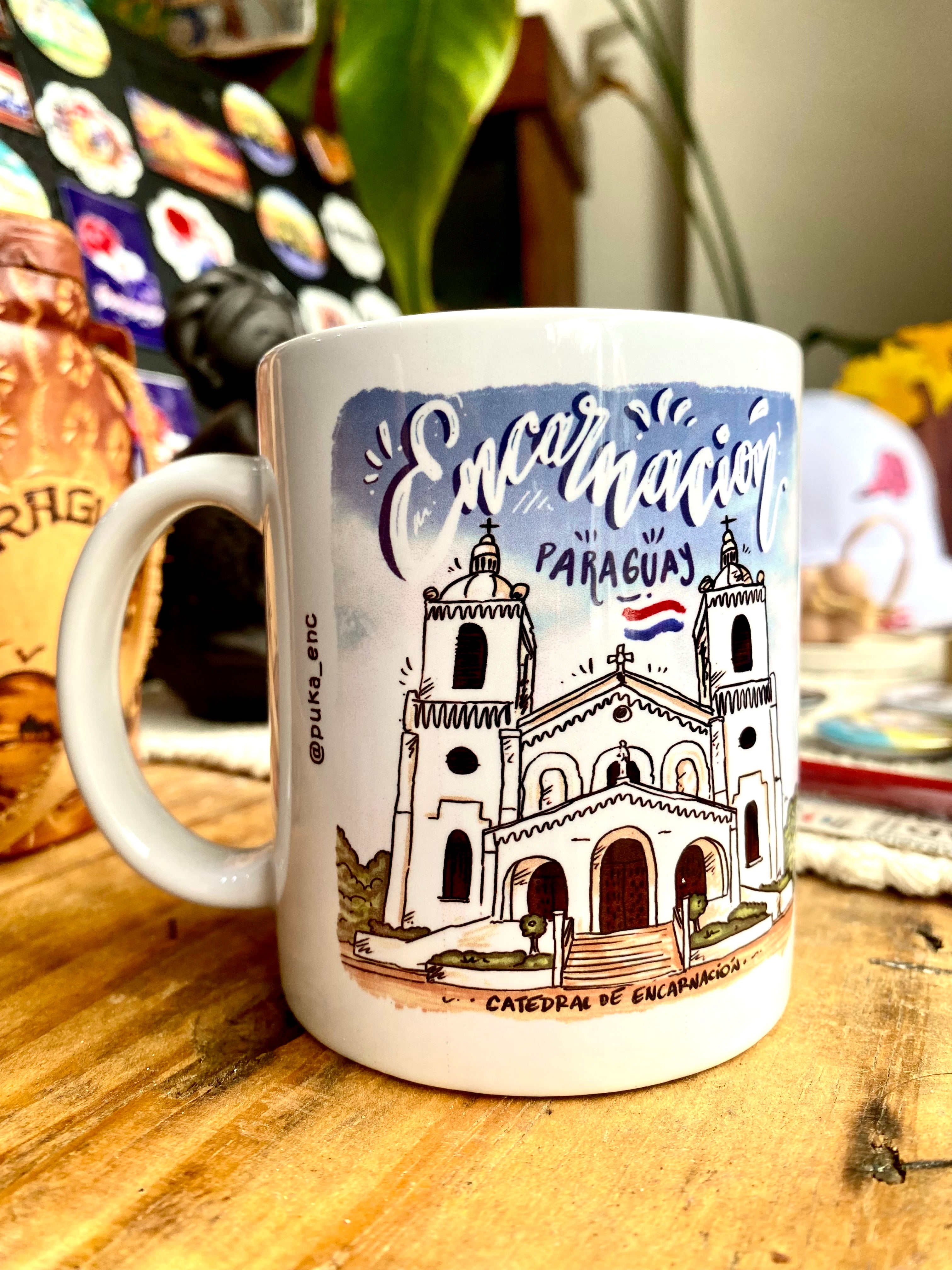 Taza de la Catedral y la Virgen de Itacuá